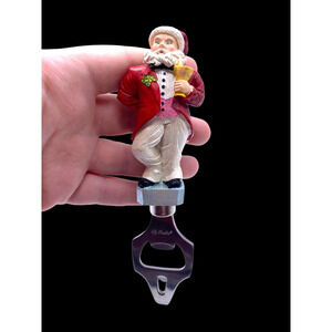 Christopher Radko Bottle Opener Santa Claus Christmas Party Serving Rare 7"